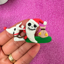 Load image into Gallery viewer, Nightmare Jack on sleigh Clay