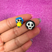 Load image into Gallery viewer, TINY- Button eye Movie, Coraline Clay (Choose One)