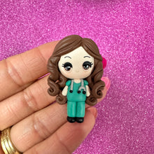 Load image into Gallery viewer, TEAL Outfit Nurse Girl (Choose One) Big Eye