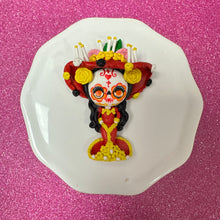 Load image into Gallery viewer, Book of Life, Catrina, Sugar skull, Big Eye clay