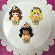 Load image into Gallery viewer, Frappuccino Coffee Girls , Big Eye clay (Choose One)