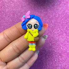 Load image into Gallery viewer, Button eyed movie, Other Mother, Coraline, Halloween clay (Choose One)
