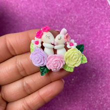 Load image into Gallery viewer, Loving bunny clay
