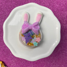 Load image into Gallery viewer, Purple bow Bunny Shaker