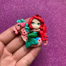 Load image into Gallery viewer, Mermaid on seahorse