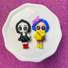 Load image into Gallery viewer, Button eyed movie, Other Mother, Coraline, Halloween clay (Choose One)