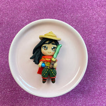 Load image into Gallery viewer, Dragon princess girl clay