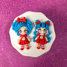 Load image into Gallery viewer, Blue Hair Thing girls SOLD AS SET
