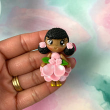 Load image into Gallery viewer, Dark Skin Pink Flower Girls (Choose One)