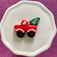 Load image into Gallery viewer, Vintage Red Christmas Truck
