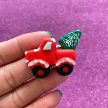 Load image into Gallery viewer, Vintage Red Christmas Truck