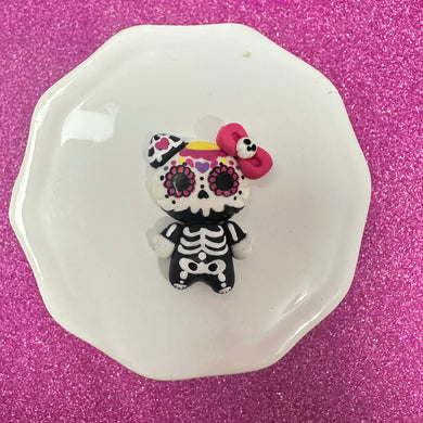 Dia de los muertos Kitty Clay