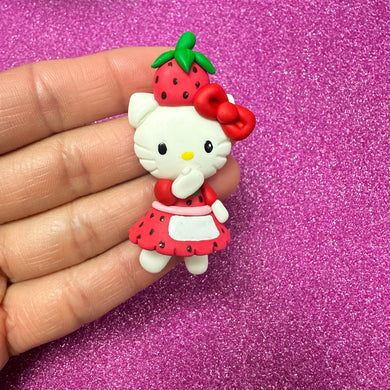 Strawberry Kitty Clay