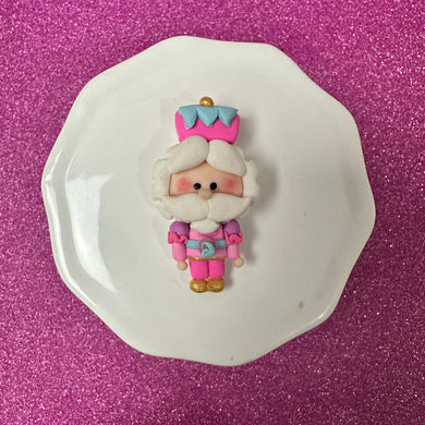 PINK Nutcracker clay