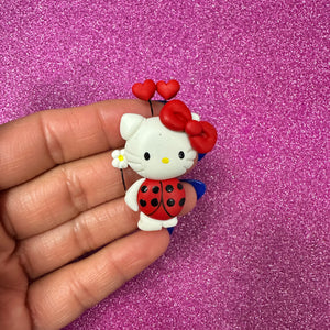 Lady Bug Kitty Clay