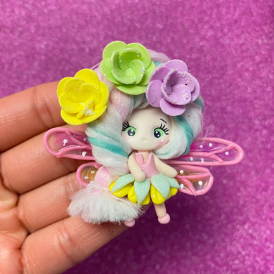 Floral crown fairy clay