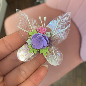 Purple Butterfly Clay