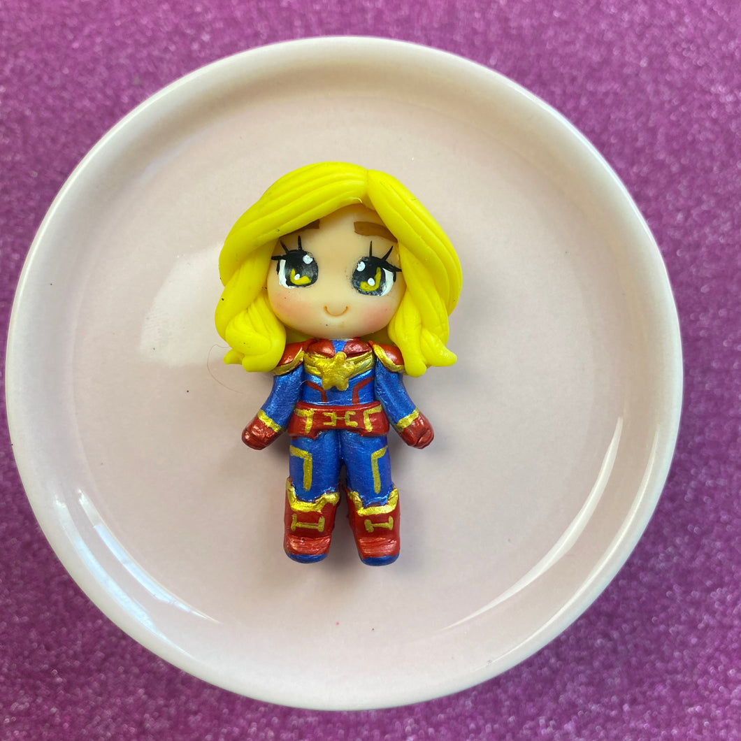 Superhero Marvel girl clay