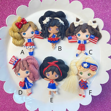 Felt Hair Liberty girls (Choose One)