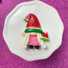 Load image into Gallery viewer, RED HAT Watermelon gnome clay