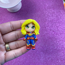 Load image into Gallery viewer, Superhero Marvel girl clay