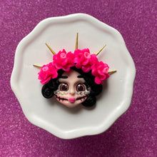 Load image into Gallery viewer, Dia de los muertos Jeweled Catrina PINK