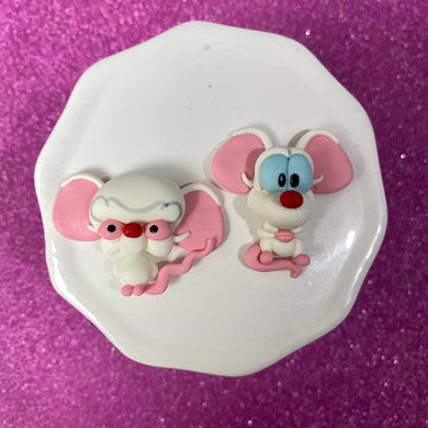 Experiments mice cartoon clay SOLD AS SET