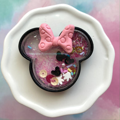 Girl Mouse Head Shaker PINK