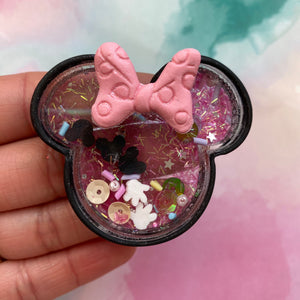 Girl Mouse Head Shaker PINK