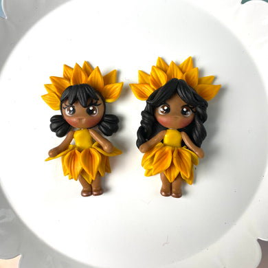 Dark Skin Sunflower Girls (Choose One)