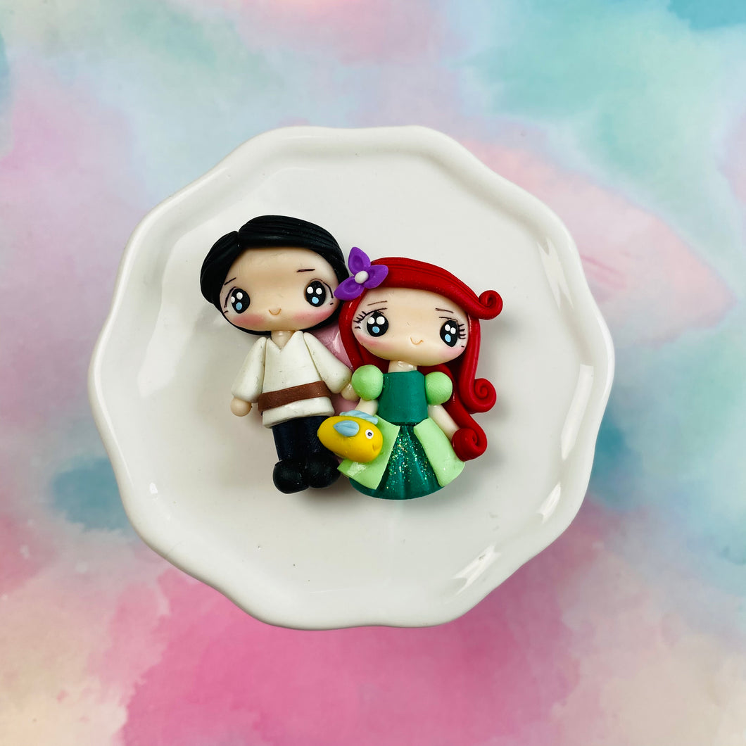 Ariel and Eric Couple Clay