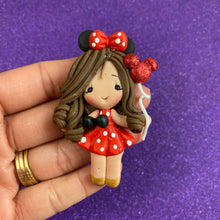 Load image into Gallery viewer, Red Minnie Mouse Girl