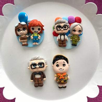 Balloon House Characters,  Big eye clay (Choose One)