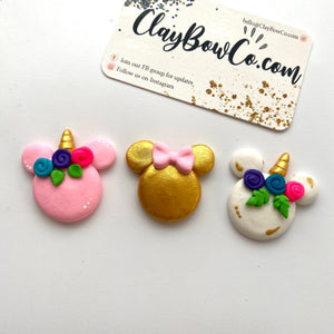 Unicorn Mouse Clay (Choose one)